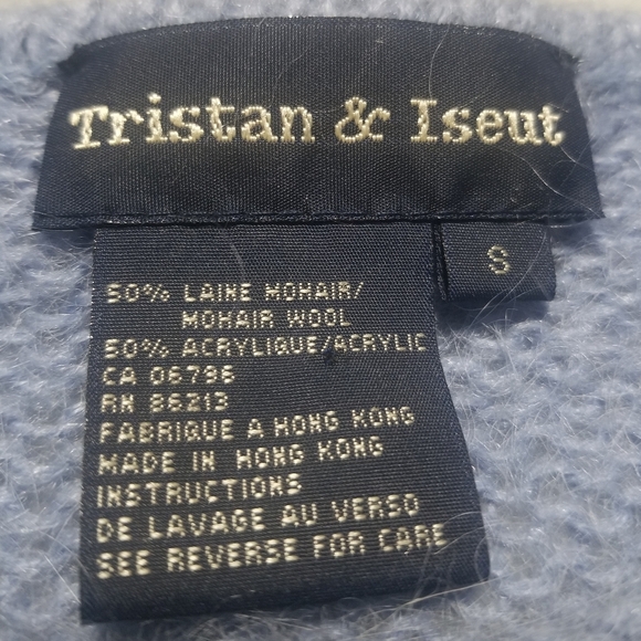 Tristan & Iseut Blue Sweater and Shrug Set Size S - Picture 5 of 5